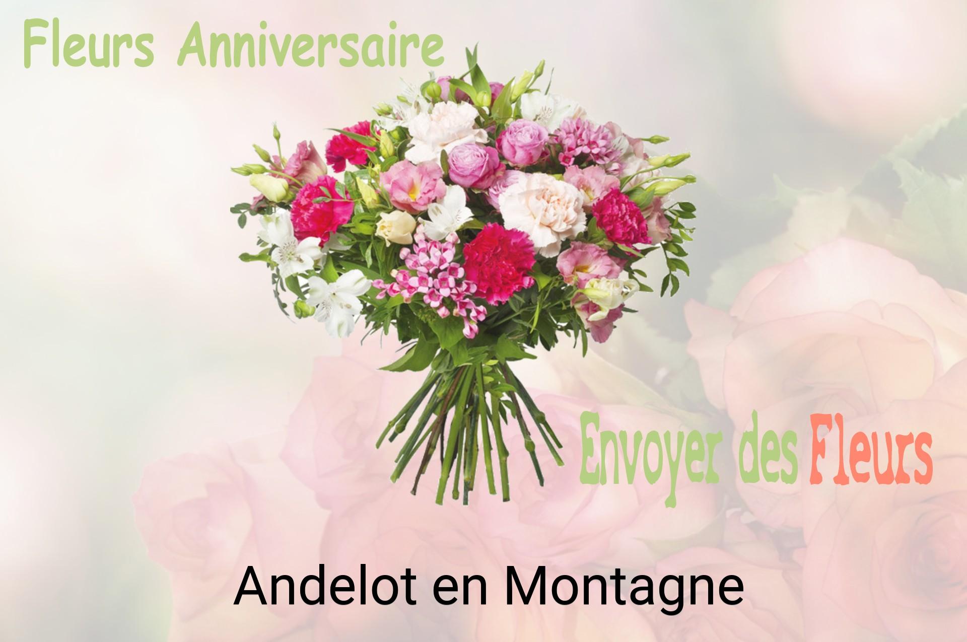 Bouquet de fleurs d’anniversaire livré à Andelot-en-Montagne